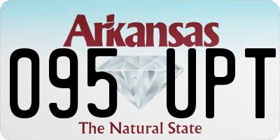 AR license plate 095UPT
