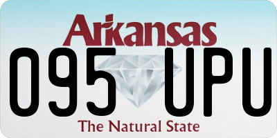 AR license plate 095UPU
