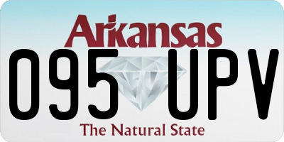 AR license plate 095UPV