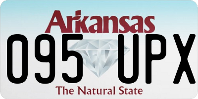 AR license plate 095UPX