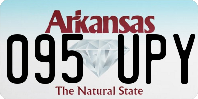 AR license plate 095UPY