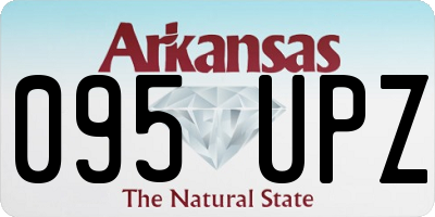 AR license plate 095UPZ
