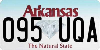 AR license plate 095UQA