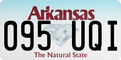 AR license plate 095UQI