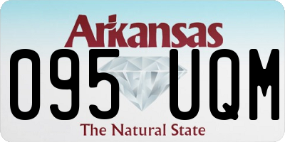 AR license plate 095UQM