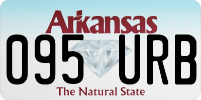 AR license plate 095URB