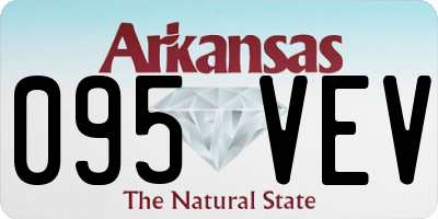 AR license plate 095VEV