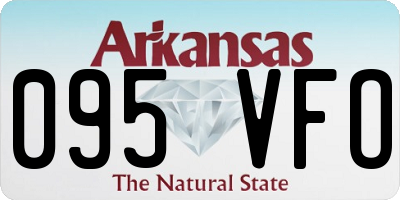 AR license plate 095VFO