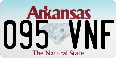AR license plate 095VNF