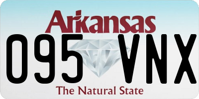 AR license plate 095VNX
