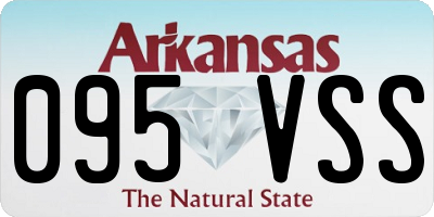 AR license plate 095VSS