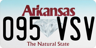 AR license plate 095VSV