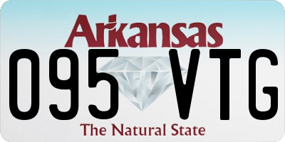 AR license plate 095VTG