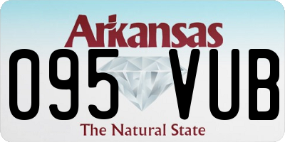 AR license plate 095VUB