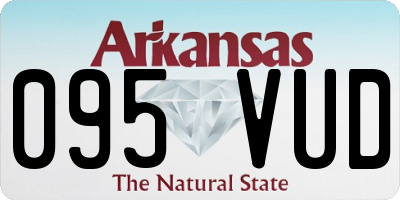 AR license plate 095VUD