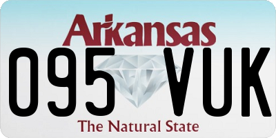 AR license plate 095VUK