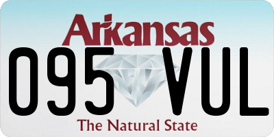 AR license plate 095VUL