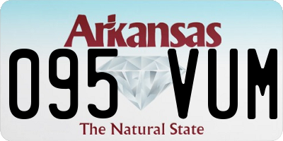AR license plate 095VUM