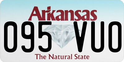 AR license plate 095VUO