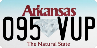 AR license plate 095VUP