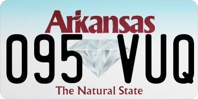 AR license plate 095VUQ