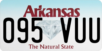 AR license plate 095VUU