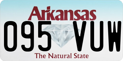 AR license plate 095VUW