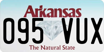AR license plate 095VUX