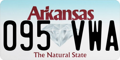 AR license plate 095VWA