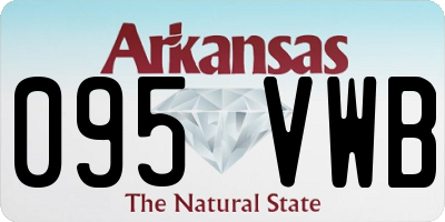 AR license plate 095VWB
