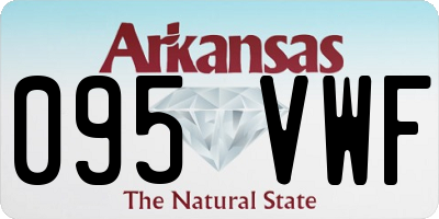AR license plate 095VWF