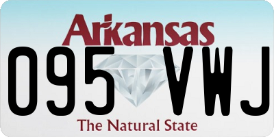 AR license plate 095VWJ