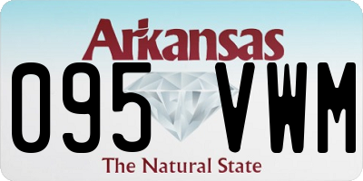 AR license plate 095VWM