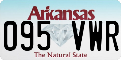 AR license plate 095VWR