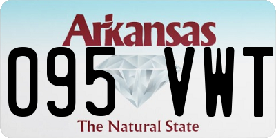 AR license plate 095VWT