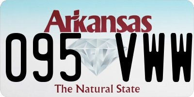 AR license plate 095VWW