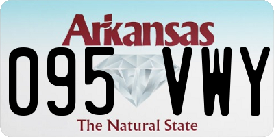 AR license plate 095VWY