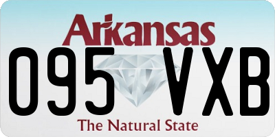 AR license plate 095VXB