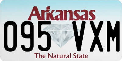 AR license plate 095VXM
