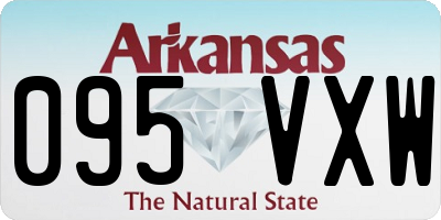 AR license plate 095VXW