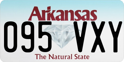 AR license plate 095VXY