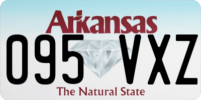 AR license plate 095VXZ
