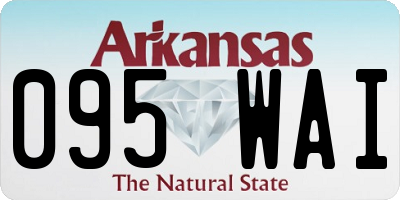 AR license plate 095WAI