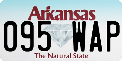 AR license plate 095WAP