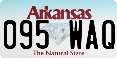 AR license plate 095WAQ