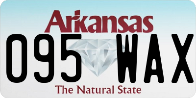 AR license plate 095WAX