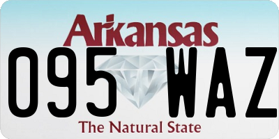 AR license plate 095WAZ