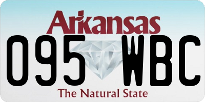 AR license plate 095WBC