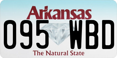 AR license plate 095WBD
