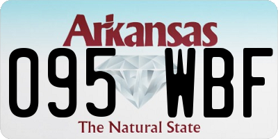AR license plate 095WBF